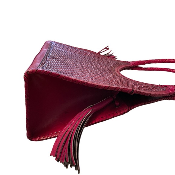 Origenes by David Luna Handbag-Tooled Red
Leather with Darker tooled accents. - Picture 4 of 10